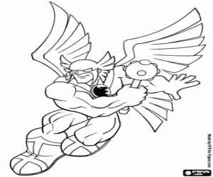 για ζωγραφική Hawkman, DC Comics υπερήρωα