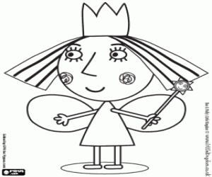 για ζωγραφική Holly η νεράιδα και το μαγικό ραβδί