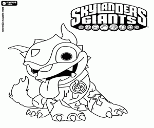 για ζωγραφική Hot Dog Skylander