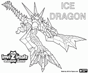 για ζωγραφική Ice Dragon, Invizimals Shadow Zone