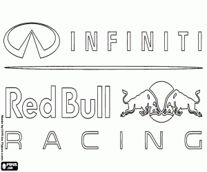 για ζωγραφική Infiniti Red Bull Racing λογότυπο