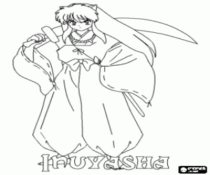 για ζωγραφική Inuyasha και το ξίφος