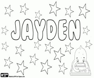 για ζωγραφική Jayden, ανδρικό όνομα