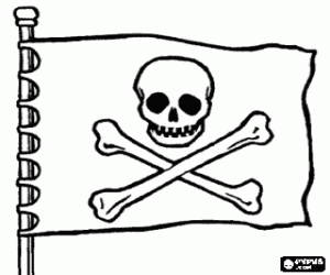 για ζωγραφική Jolly Roger, πειρατική σημαία