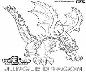 για ζωγραφική Jungle Dragon, Invizimals Shadow Zone