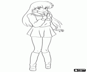 για ζωγραφική Kagome Higurashi, InuYasha χαρακτήρα