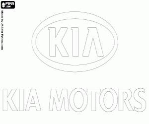 για ζωγραφική KIA Motors λογότυπο