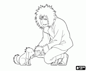 για ζωγραφική Kiba και κυνάριον, Naruto χαρακτήρες