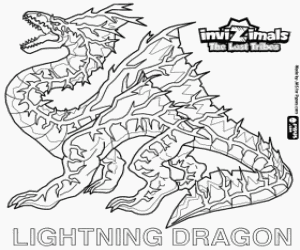 για ζωγραφική Lightning Dragon, Invizimals The Lost Tribes