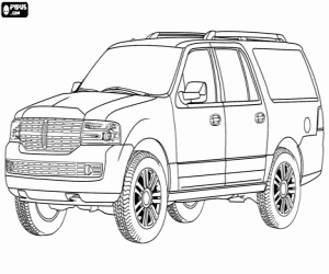 για ζωγραφική Lincoln Navigator, ένα αυτοκίνητο Ford