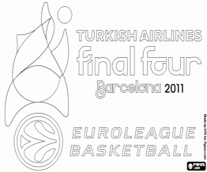 για ζωγραφική Logo Final Four Barcelona 2011