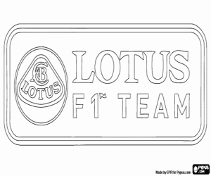 για ζωγραφική Lotus F1 Team λογότυπο