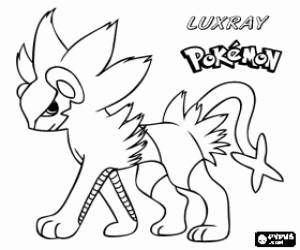 για ζωγραφική Luxray, Πόκεμον