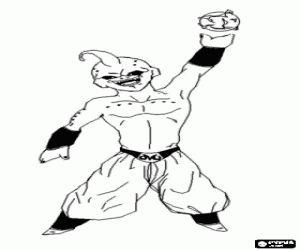 για ζωγραφική Majin Boo, Dragon Ball