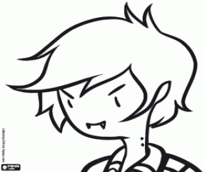 για ζωγραφική Marshall Lee, ο βασιλιάς βρικόλακα