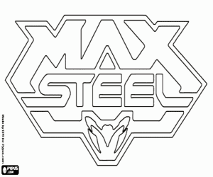 για ζωγραφική Max Steel λογότυπο