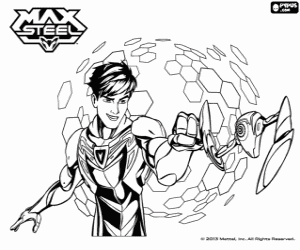 για ζωγραφική Max Steel με Steel