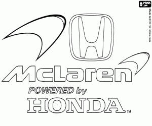 για ζωγραφική McLaren Honda λογότυπο