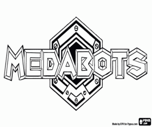 για ζωγραφική Medabots λογότυπο