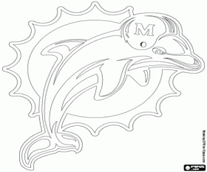 για ζωγραφική Miami Dolphins έμβλημα