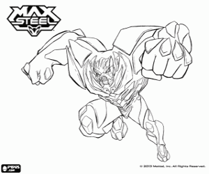 για ζωγραφική Miles Dredd, εχθρός του Max Steel