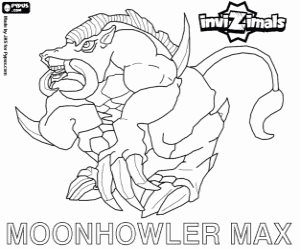 για ζωγραφική Moonhowler Max, μια Invizimals