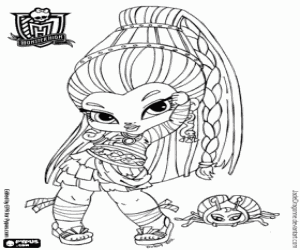 για ζωγραφική Nefera de Nile, Baby Monster High