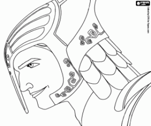 για ζωγραφική Nod, πολεμιστής από τους άνδρες των φύλλων