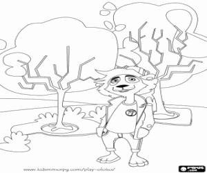 για ζωγραφική Oloko, ένα παιχνίδι στρατηγικής σε απευθείας σύνδεση