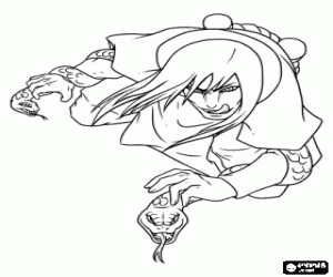 για ζωγραφική Orochimaru, ένα νίντζα των Nαρούτο