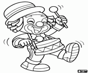 για ζωγραφική Patatá με ένα τύμπανο