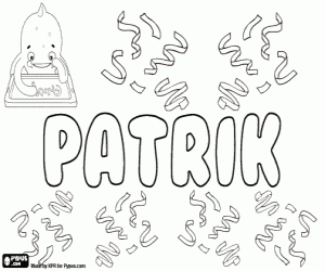 για ζωγραφική Patrik, παραλλαγή του Patrick