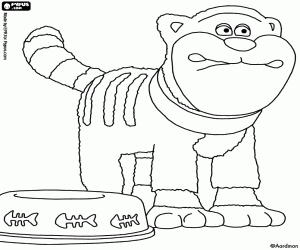 για ζωγραφική Pidsley, η γάτα αγρόκτημα