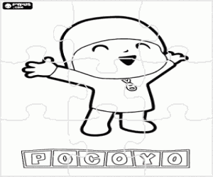 για ζωγραφική Pocoyo παζλ