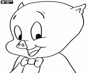 για ζωγραφική Porky Pig του Loonely Tunes