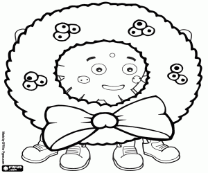 για ζωγραφική Pypus και ένα στεφάνι Χριστουγέννων