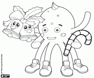 για ζωγραφική Pypus με κουδούνια και μια καραμέλα