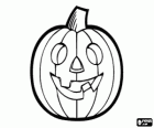 Jack-O'-φανάρι ή Jack O'Lantern, σκαλιστά συνήθως κολοκύθα με ένα τερατώδες πρόσωπο φωτισμένο μέσα σε ένα κερί