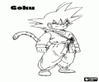 Goku ή Son Goku, ένα παιδί πολεμικές τέχνες εμπειρογνώμονα με ουρά και την υπεράνθρωπη δύναμη