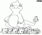 Charmeleon είναι η εξέλιξη της Charmander και Charizard Evolves