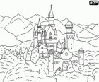 Κάστρο Neuschwanstein, το νέο-γοτθική κάστρο του Λουδοβίκου ΙΙ της Βαυαρίας, Γερμανία
