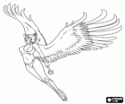 Hawkgirl είναι θηλυκό υπερήρωα