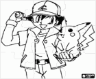 Παζλ Pokemon - Ash, εκπαιδευτής Pokémon με την πρώτη Pokemon Pikachu του