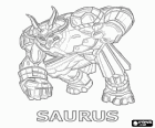 Saurus είναι bakugan ανθρωποειδή Τρικεράτωψ 