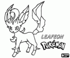 Leafeon είναι σαν ένα φυτό που εκτελεί φωτοσύνθεση και είναι ένας από τους Eevee εξελίξεις