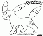 Umbreon, Dark είδος Pokemon, μία εξέλιξη του Eevee