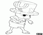 Tony Tony Chopper είναι ένα ιατρικό εμπειρογνώμονα που θα μετατραπεί σε ένα ανθρωπόμορφο πλάσμα