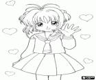 Sakura Kinomoto είναι η ηρωίδα του περιπέτειες του Cardcaptor Sakura