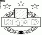 Λογότυπο της Ραπίντ Βιέννης, Sportklub Rapid Wien, η αυστριακή λέσχη ποδοσφαίρου