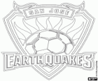 Έμβλημα του San Jose Earthquakes ομάδα ποδοσφαίρου στην MLS, Καλιφόρνια, Ηνωμένες Πολιτείες